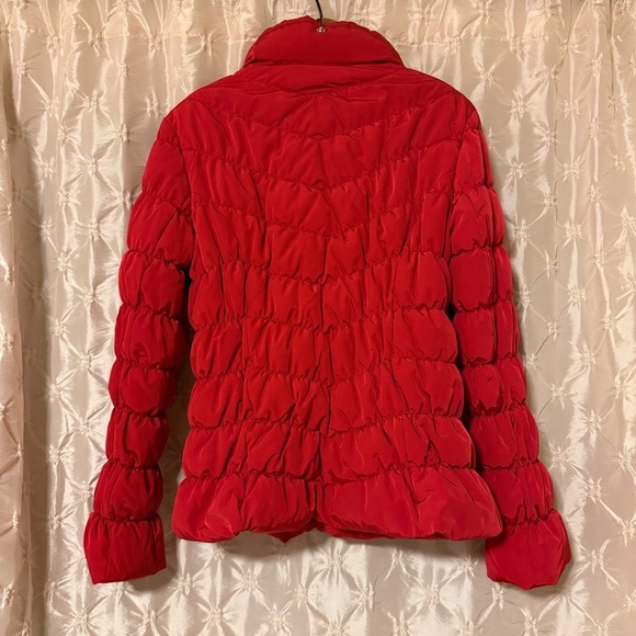 INC International Concepts Red Puffer Jacket Winter Coat - Picture 2 of 7